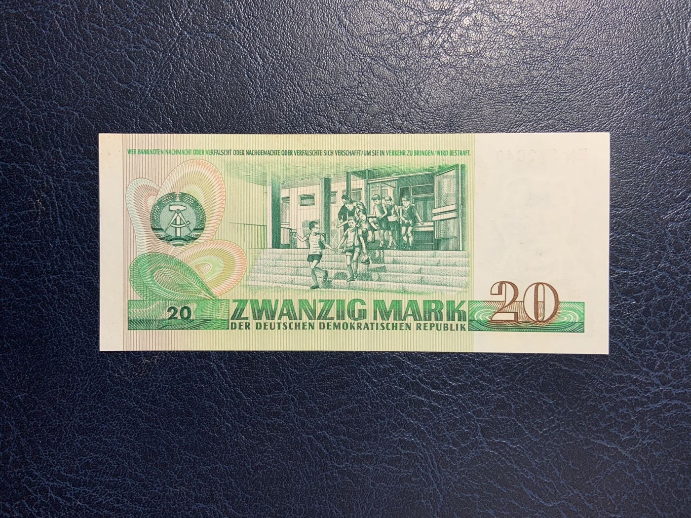 收藏联盟Quantum Auction 第276期拍卖  德国民主1975年20马克 品相UNC-