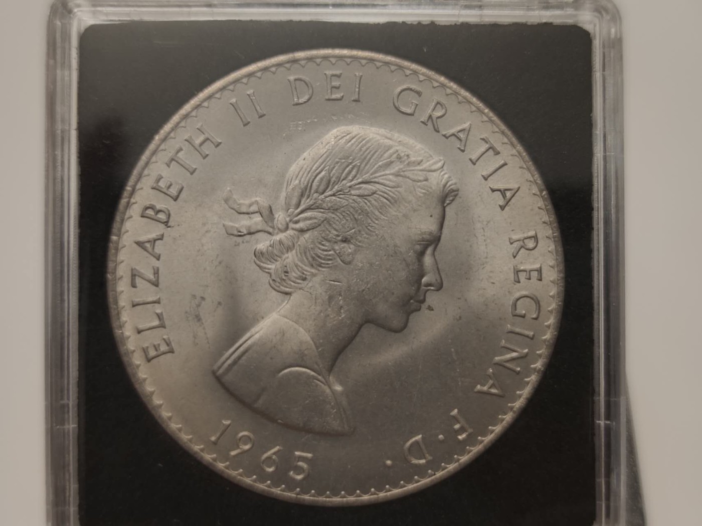 燕姐第51场拍卖 1965年英国纪念丘吉尔克朗型纪念币