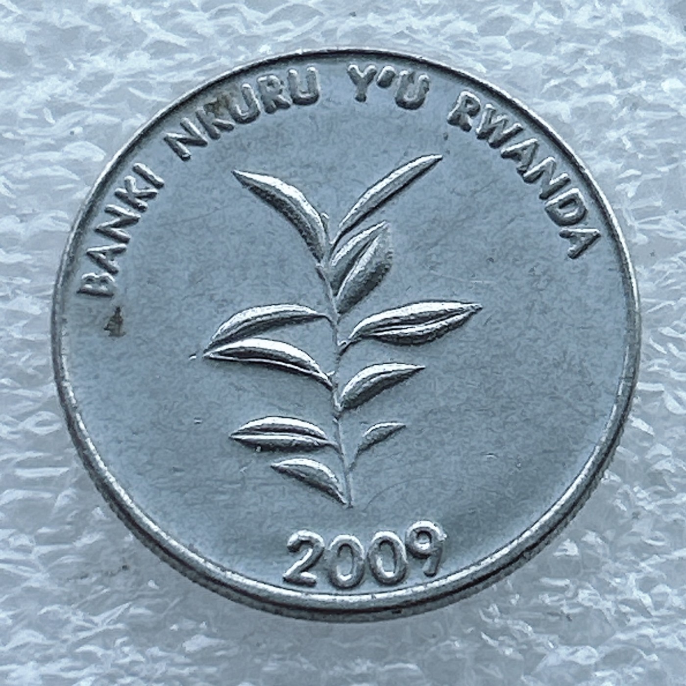 全场一元起拍 世界钱币散币场 第11期 2009年卢旺达植物农作物20法郎