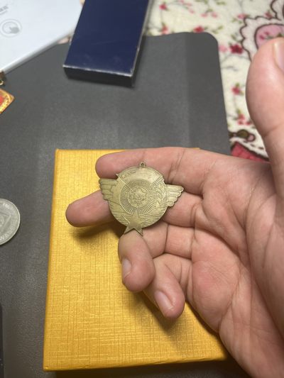 古冰库勋章杂项交流群第四场群拍 - 出土品的解放东北奖章一枚