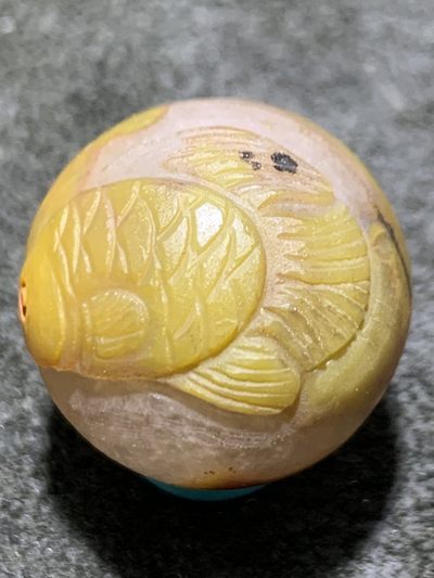 精美冰飘亚光战国红玛瑙手工巧雕富贵有鱼2.0圆珠一个，寓意，富贵有余， 精美冰飘亚光战国红玛瑙手工巧雕富贵有鱼2.0圆珠一个，寓意，富贵有余，