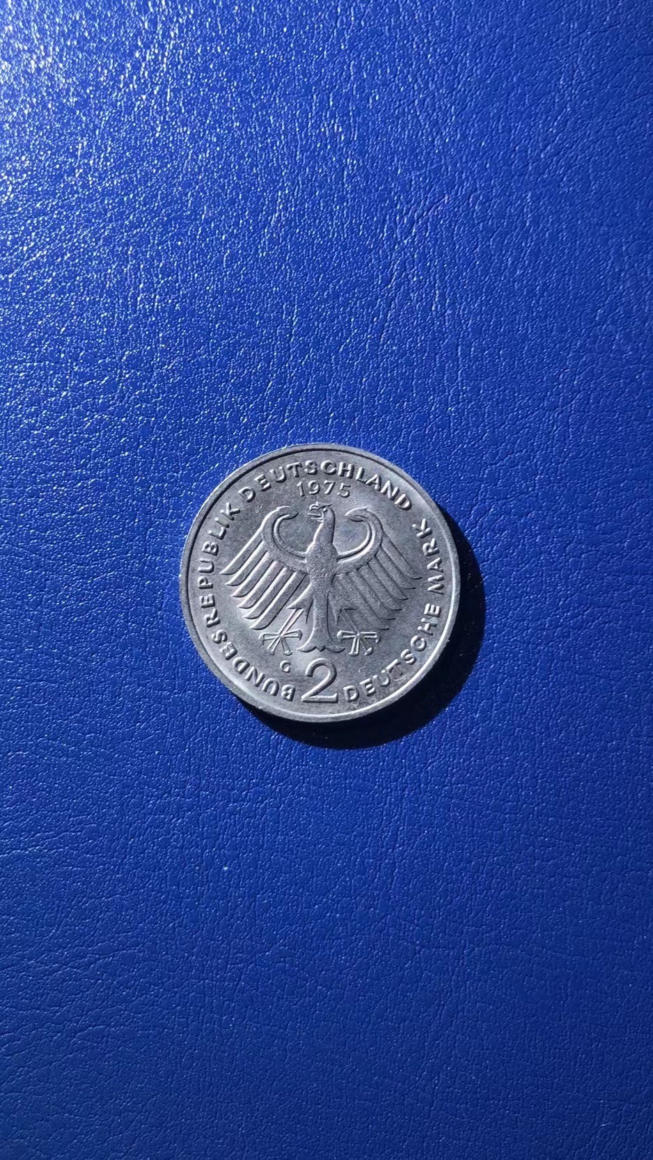 硬币专场11 联邦德国 2马克纪念币 1975早期年份