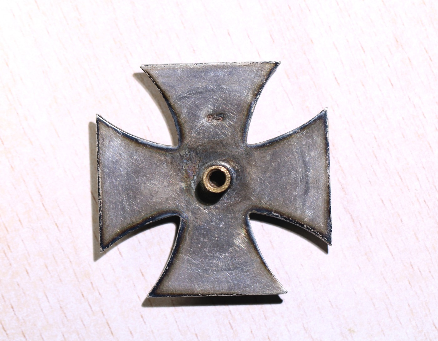 大猫徽章拍卖第229期 一战帝德AWS厂925银标转轮一级铁十字