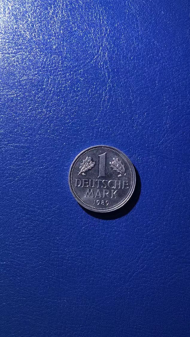 硬币专场11 联邦德国 1马克 1989