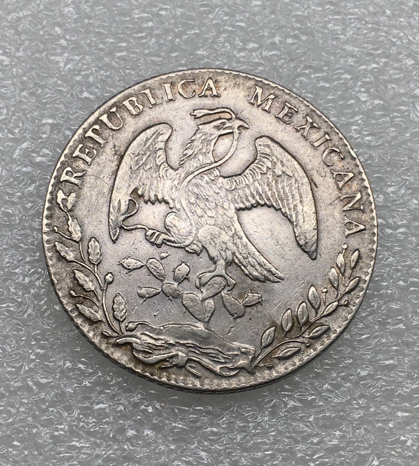 墨西哥1886年Go花边鹰洋8瑞尔银币27克90%银- 斋古钱币- 斋古钱币- 麦稀奇