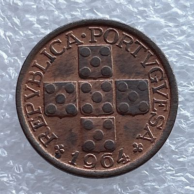 全场一元起拍 世界钱币散币场 第11期 葡萄牙1964年 罗马数字版 10分 铜币