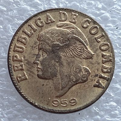 全场一元起拍 世界钱币散币场 第11期 哥伦比亚1959年2分