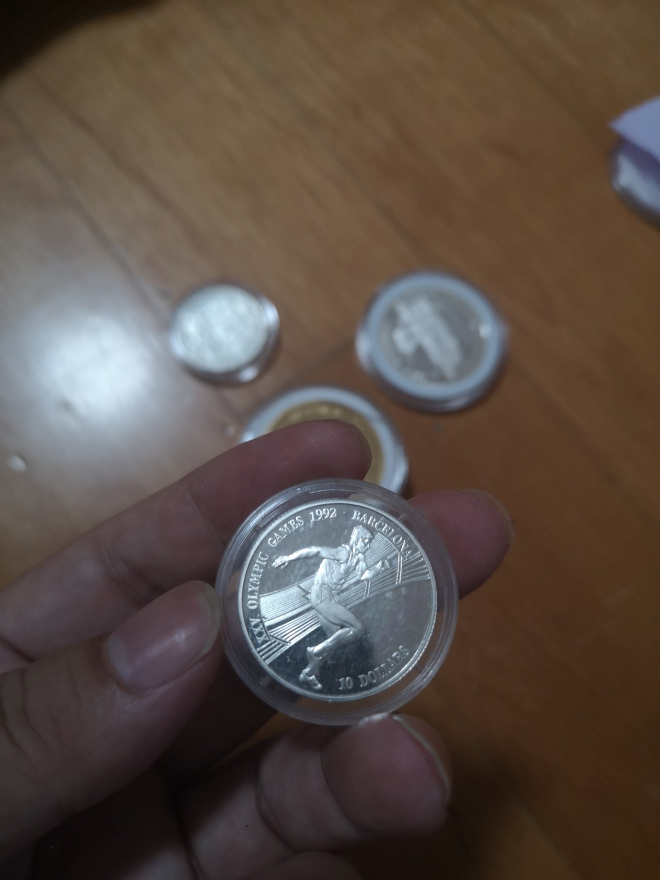 长老汇第24场老银币拍卖 1990库克群岛巴塞罗那奥运会10元银币