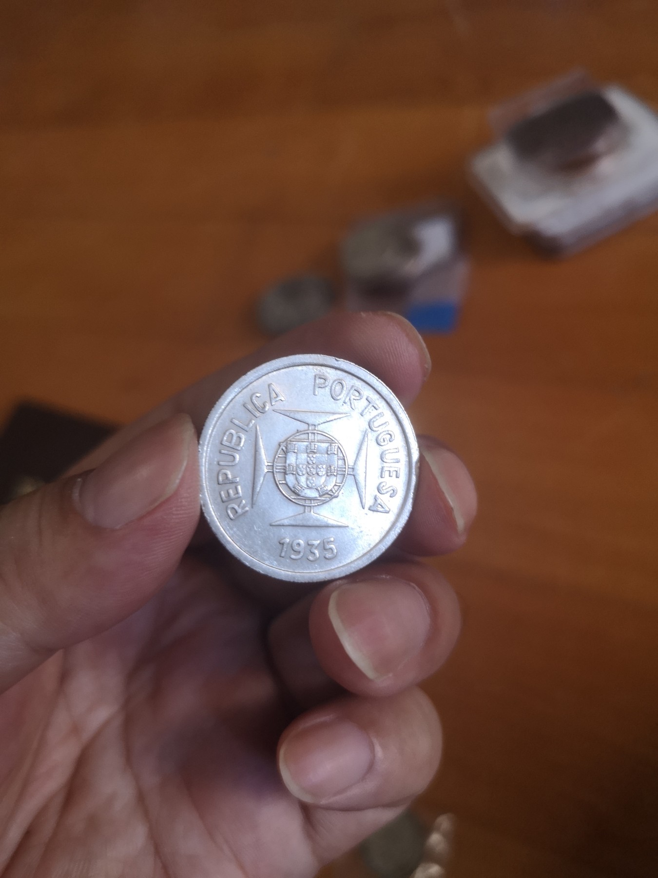 长老汇第24场老银币拍卖 1935葡属印度1卢比银币