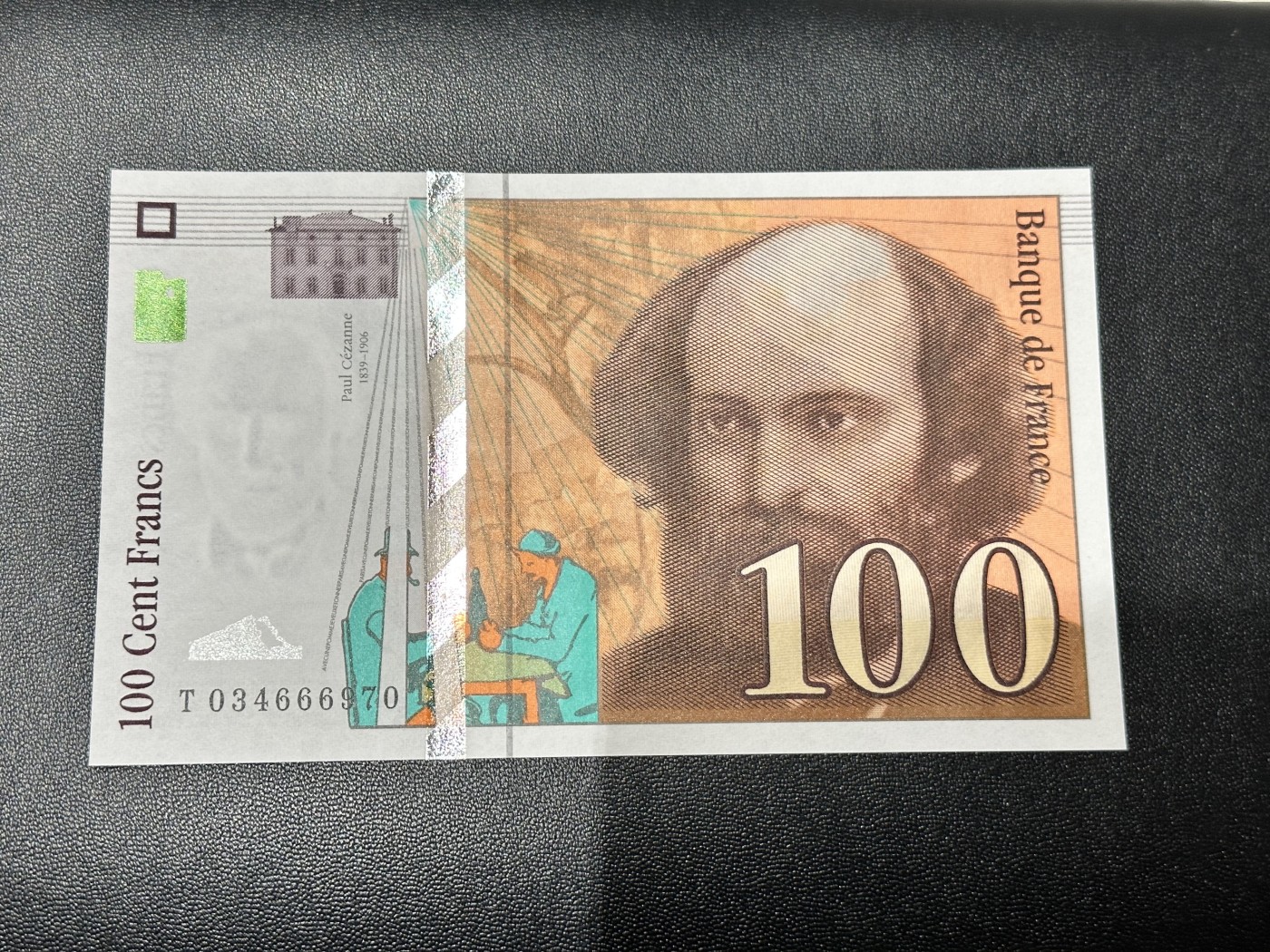 《外钞收藏家》第二百八十八期（连拍第一场） 1997年法国末版100法郎 全新UNC