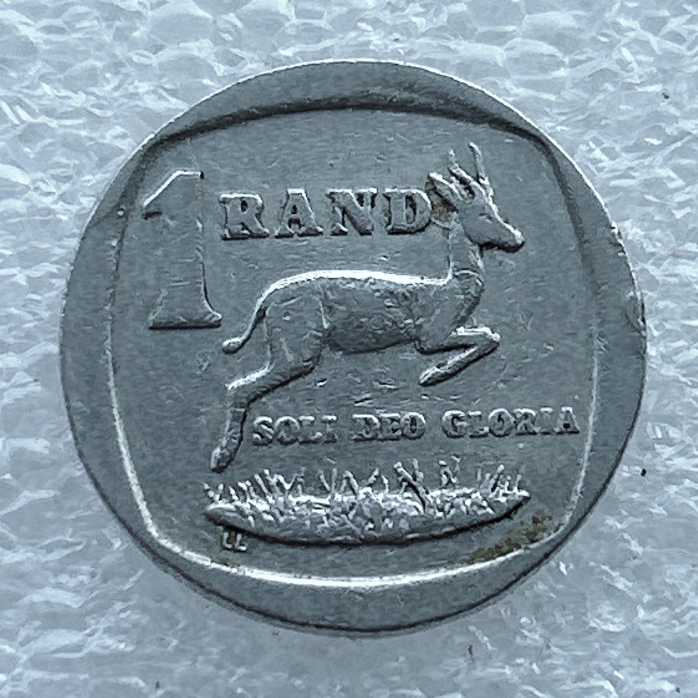 全场一元起拍 世界钱币散币场 第11期 1997年南非1兰特 羚羊