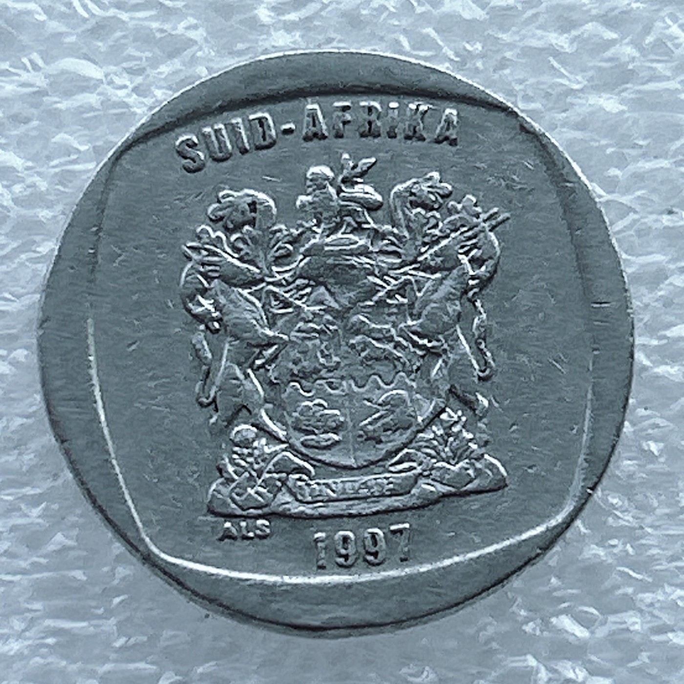 全场一元起拍 世界钱币散币场 第11期 1997年南非1兰特 羚羊