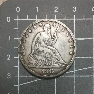 🌸奇货可居🌸 第一百一十二场 世界钱币专场 【立秋】 - 1875美国半刀