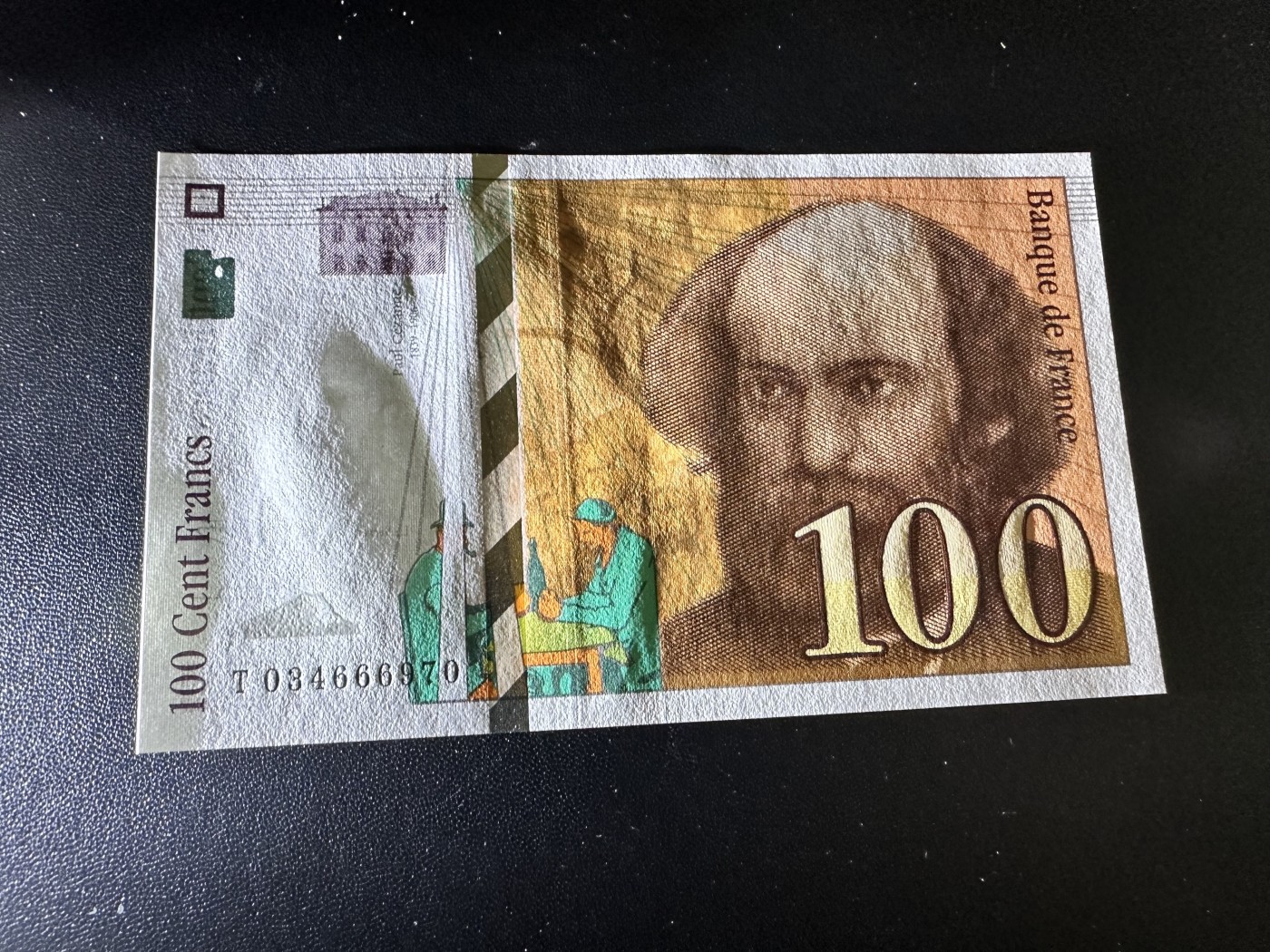 《外钞收藏家》第二百八十八期（连拍第一场） 1997年法国末版100法郎 全新UNC