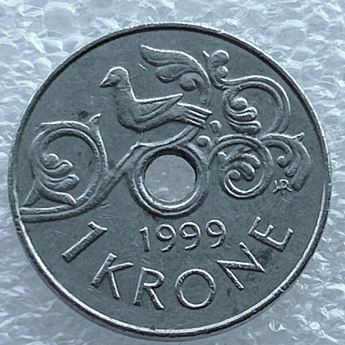 全场一元起拍 世界钱币散币场 第11期 挪威1克朗1999年