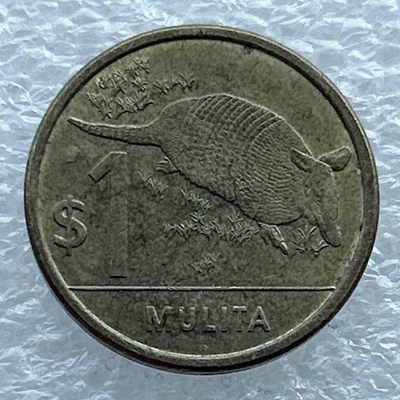 全场一元起拍 世界钱币散币场 第11期 乌拉圭犰狳1比索 2012年