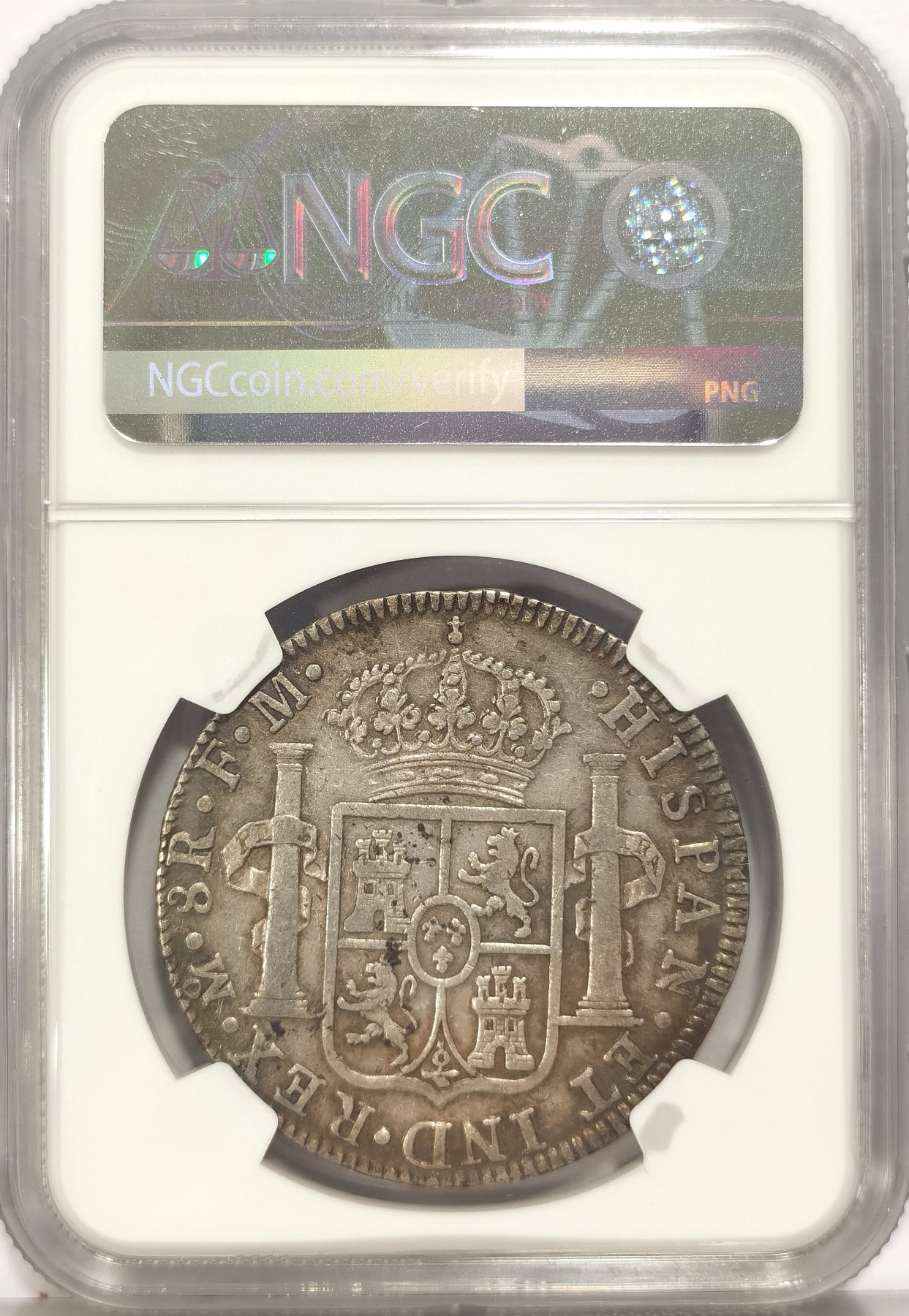 博洋堂世界钱币拍卖第036期（全场包邮） NGC XF45 西属墨西哥1792年卡四大银币，原味深打，状态可以