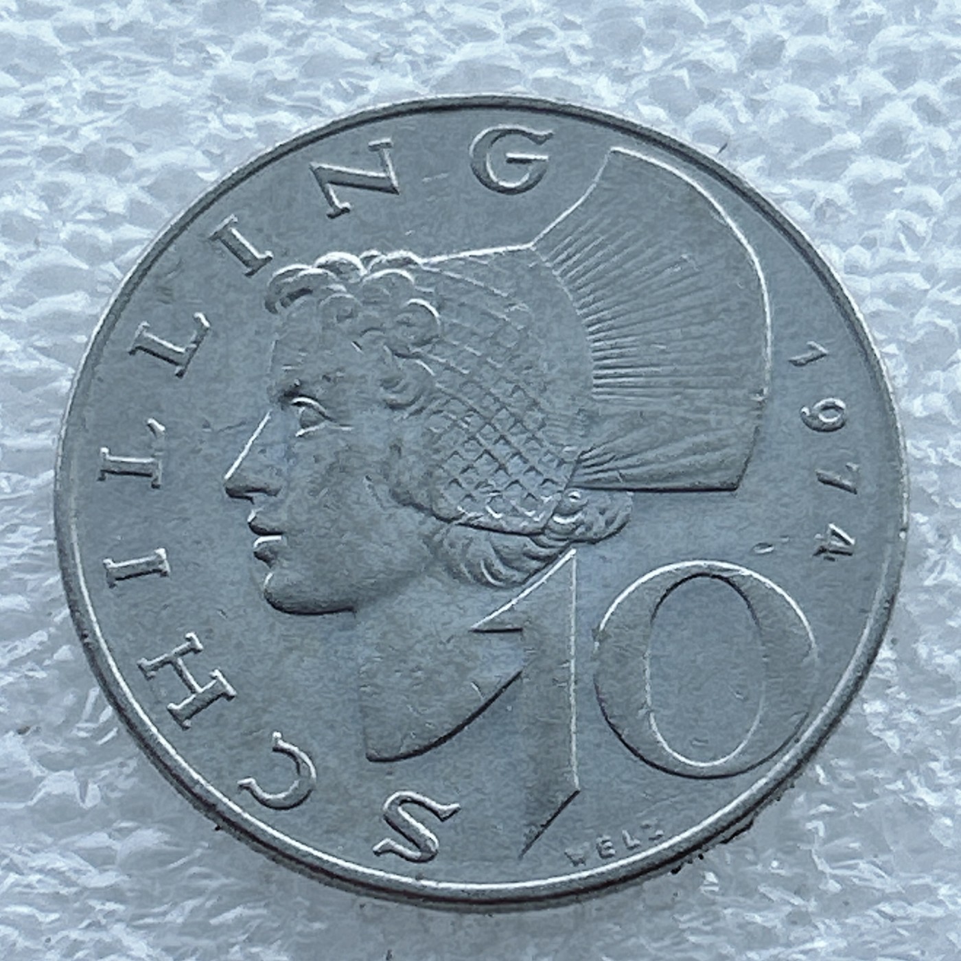 全场一元起拍 世界钱币散币场 第11期 奥地利1974年10先令