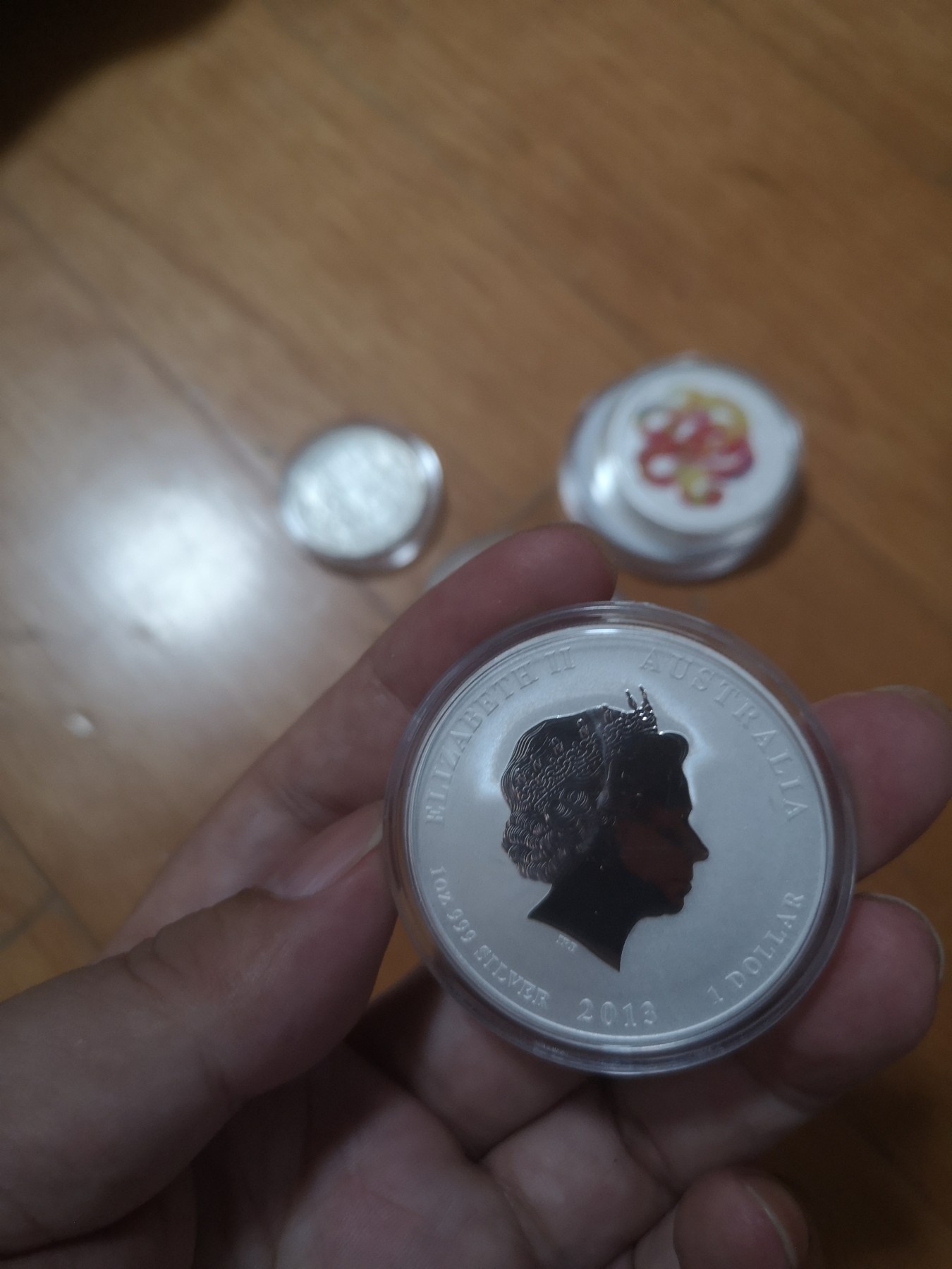 长老汇第24场老银币拍卖 2013澳大利亚生肖蛇年1盎司1澳元反向精制银币