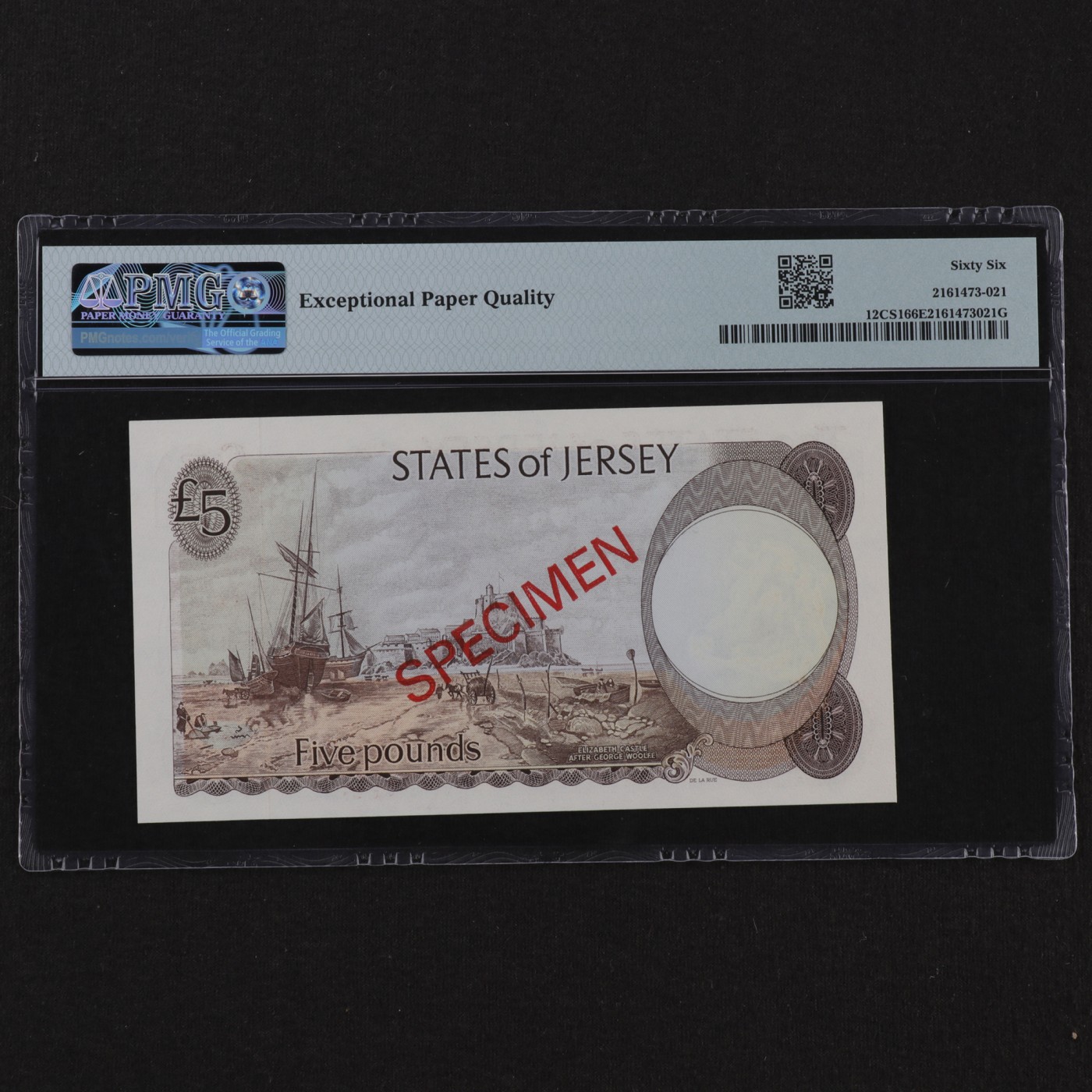 【亘邦集藏】165期拍卖 1978年 英属泽西岛5镑 PMG 66EPQ 002317 2161473-021