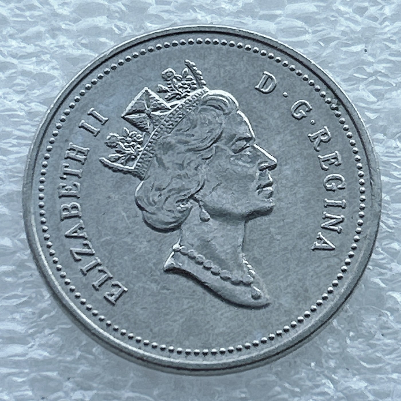 全场一元起拍 世界钱币散币场 第11期 加拿大 伊丽莎白二世高冠版 海狸5分镍币