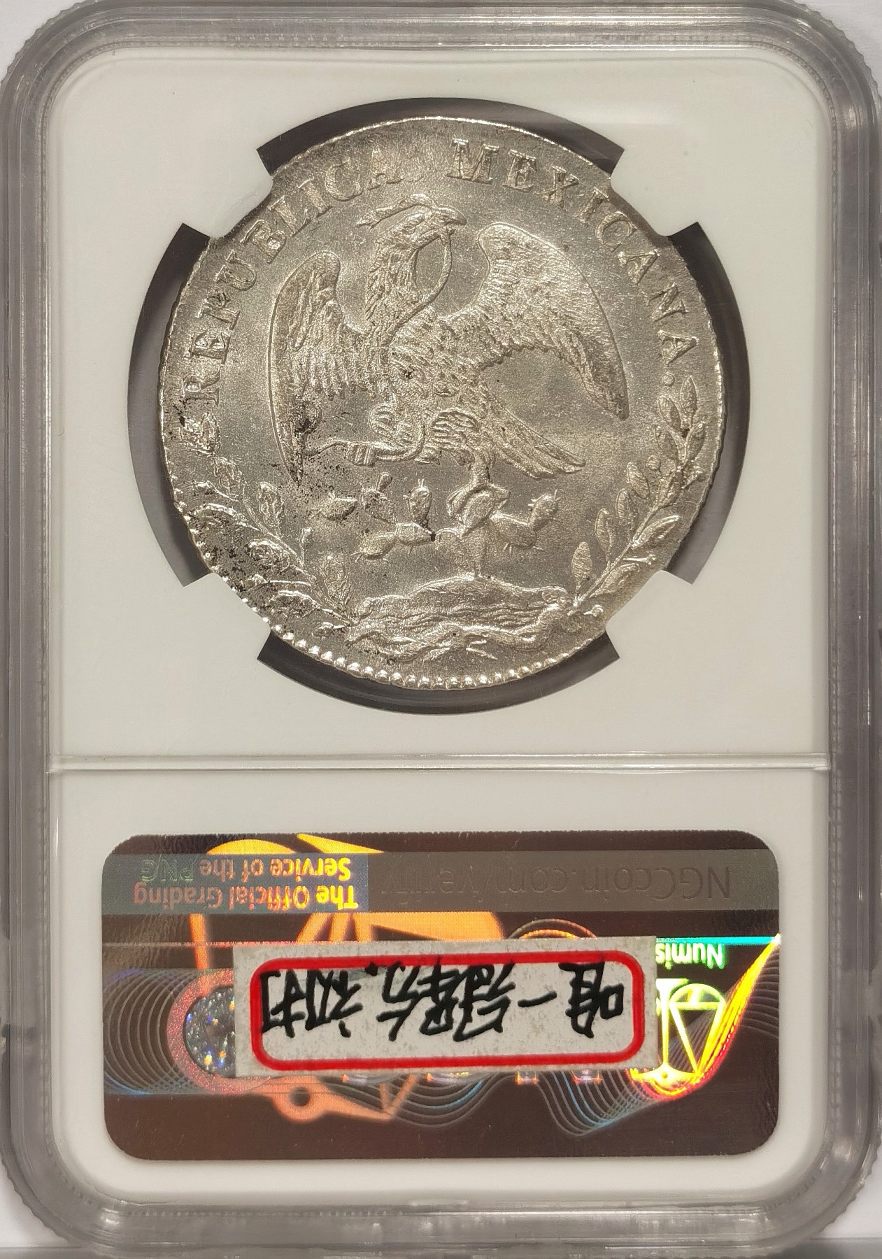博洋堂世界钱币拍卖第036期（全场包邮） NGC MS66 墨西哥1882年PI MH版花边鹰洋，NGC唯一冠军分