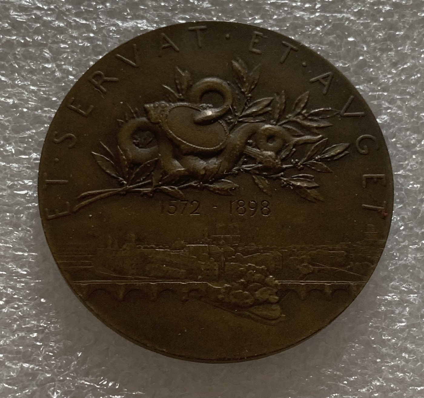 瓶子🏺第102期拍卖会  法国罗蒂Roty大师经典作品1898年巴黎股票经纪人铜章