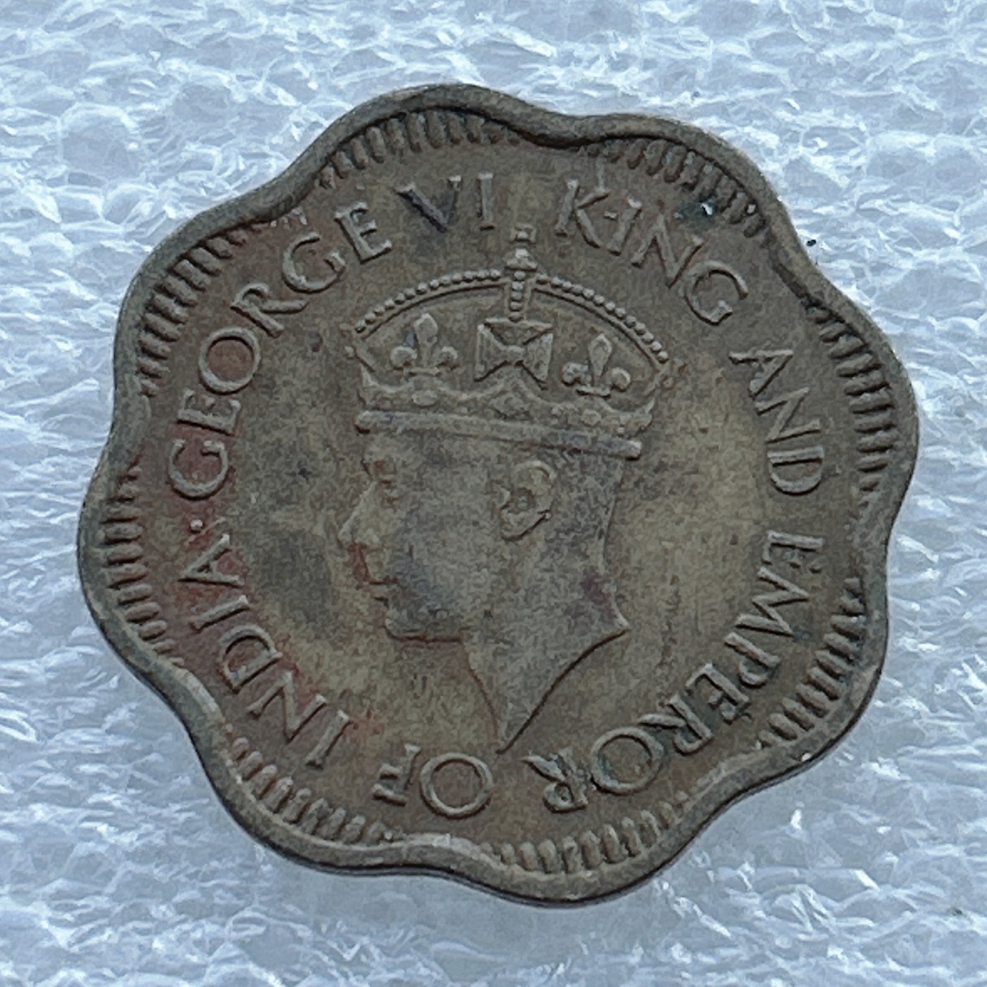 全场一元起拍 世界钱币散币场 第11期 英属锡兰1944年乔治六世10分