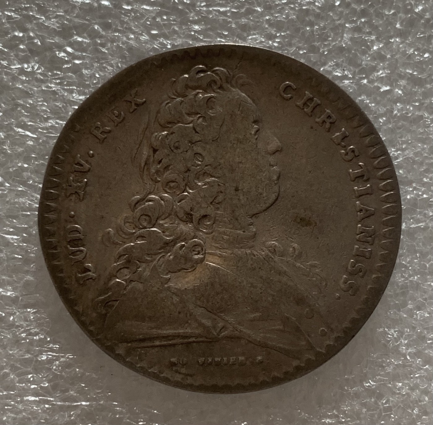 瓶子🏺第102期拍卖会  法国1717年路易十五JETON银质代币