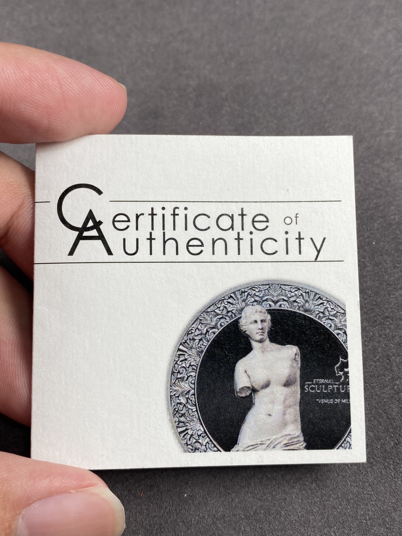 万国钱币拍卖第013期（视频直播专场） NGC PF70UC 2017年帕劳雕塑系列断臂的维纳斯2盎司银币，有证书。