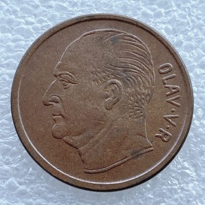 全场一元起拍 世界钱币散币场 第11期 挪威1964年5欧尔 鹿 