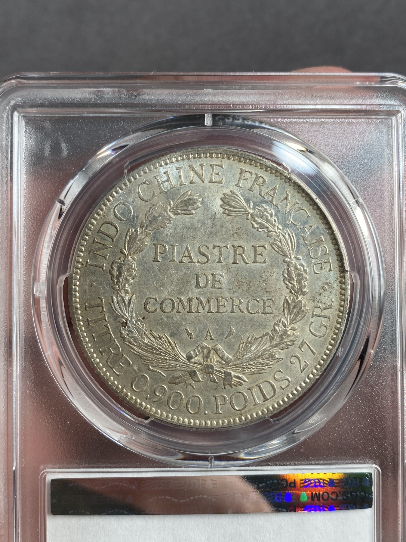 万国钱币拍卖第013期（视频直播专场） PCGS MS61 1926年法属印支1皮阿斯特大银币