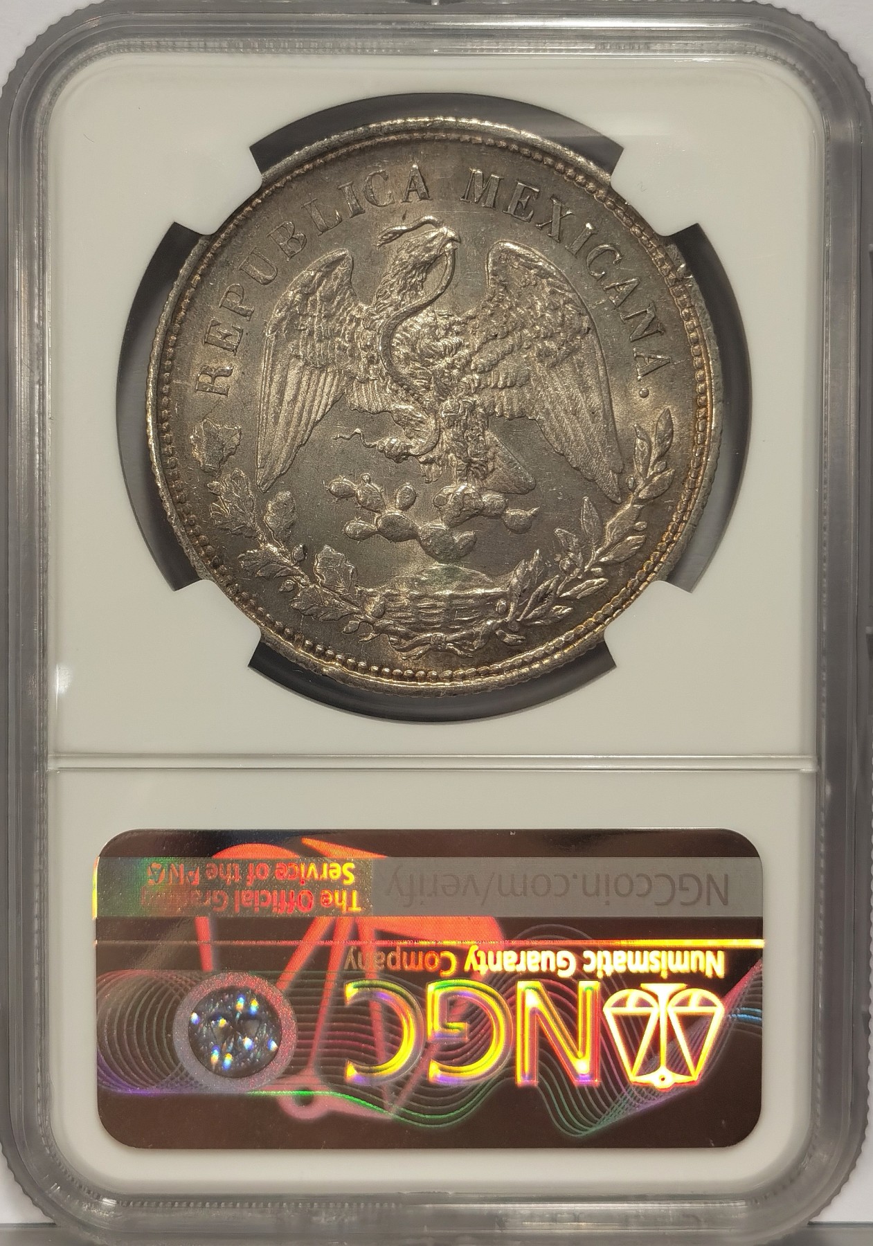 博洋堂世界钱币拍卖第036期（全场包邮） NGC MS63 墨西哥1902年ZS FZ版直边鹰洋