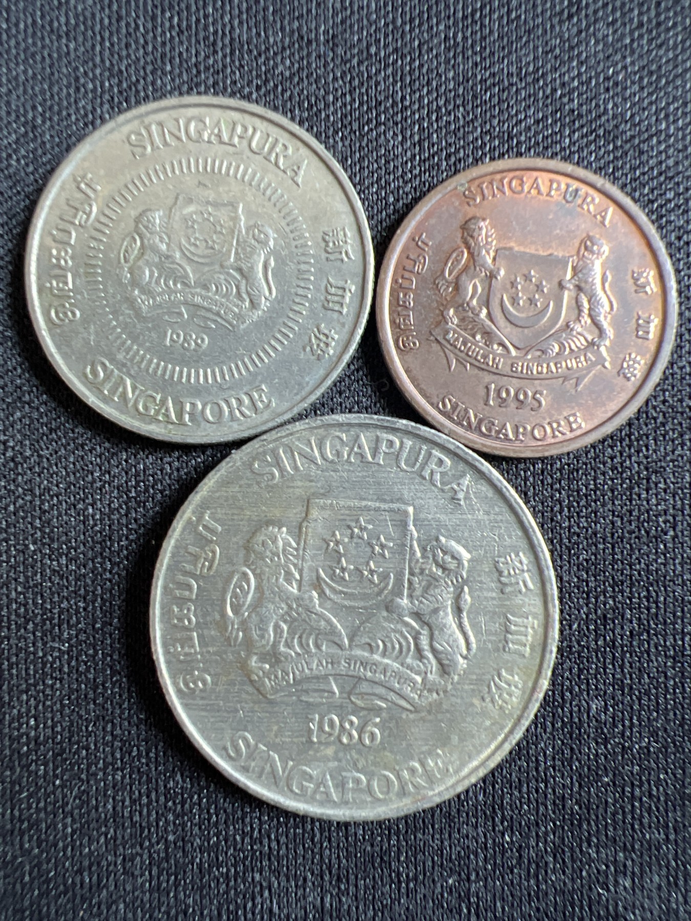 泡泡堂第367期  硬币专场 （无押金，捡漏，全场20包邮，偏远地区除外，接收代拍业务） 新加坡三枚