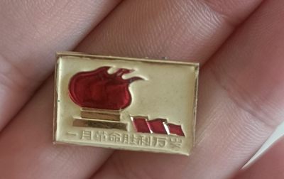 毛主席纪念 - 一月革命纪念章