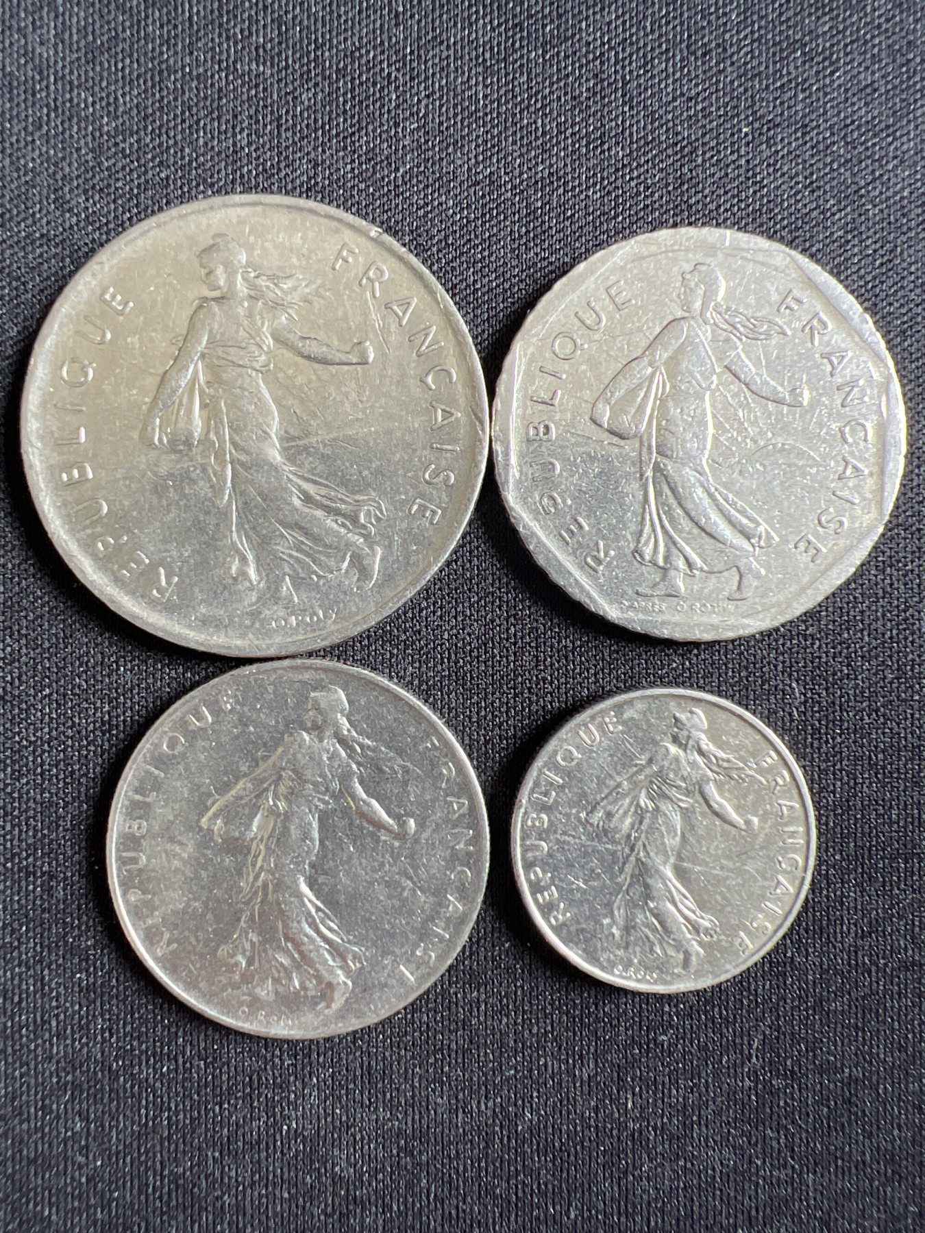 泡泡堂第367期  硬币专场 （无押金，捡漏，全场20包邮，偏远地区除外，接收代拍业务） 法国一套四枚