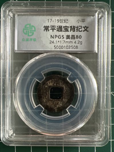 泡泡堂第366期  硬币专场 （无押金，捡漏，全场20包邮，偏远地区除外，接收代拍业务） - 常平通宝背纪文