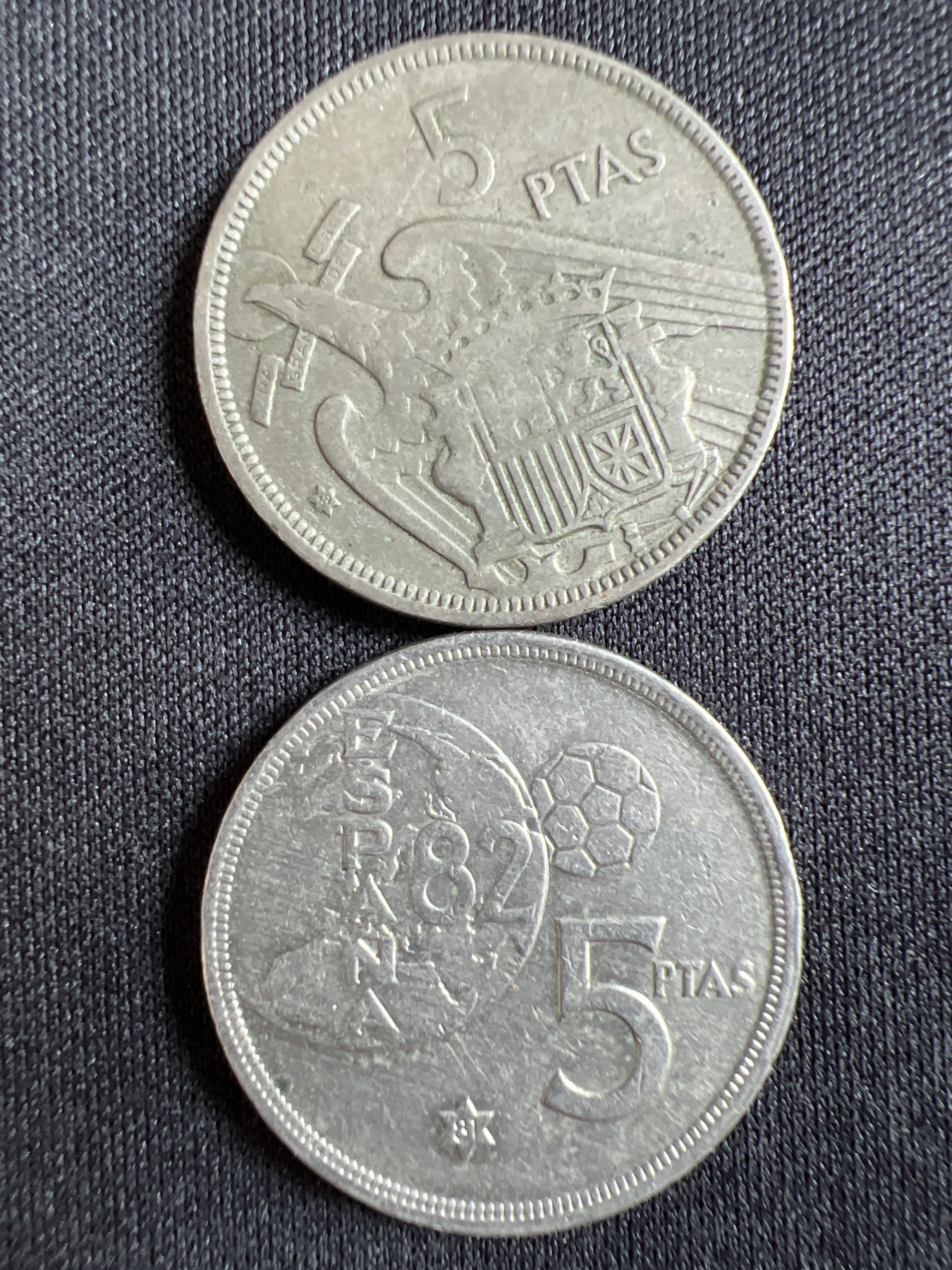 泡泡堂第367期  硬币专场 （无押金，捡漏，全场20包邮，偏远地区除外，接收代拍业务） 西班牙5比塞塔两种