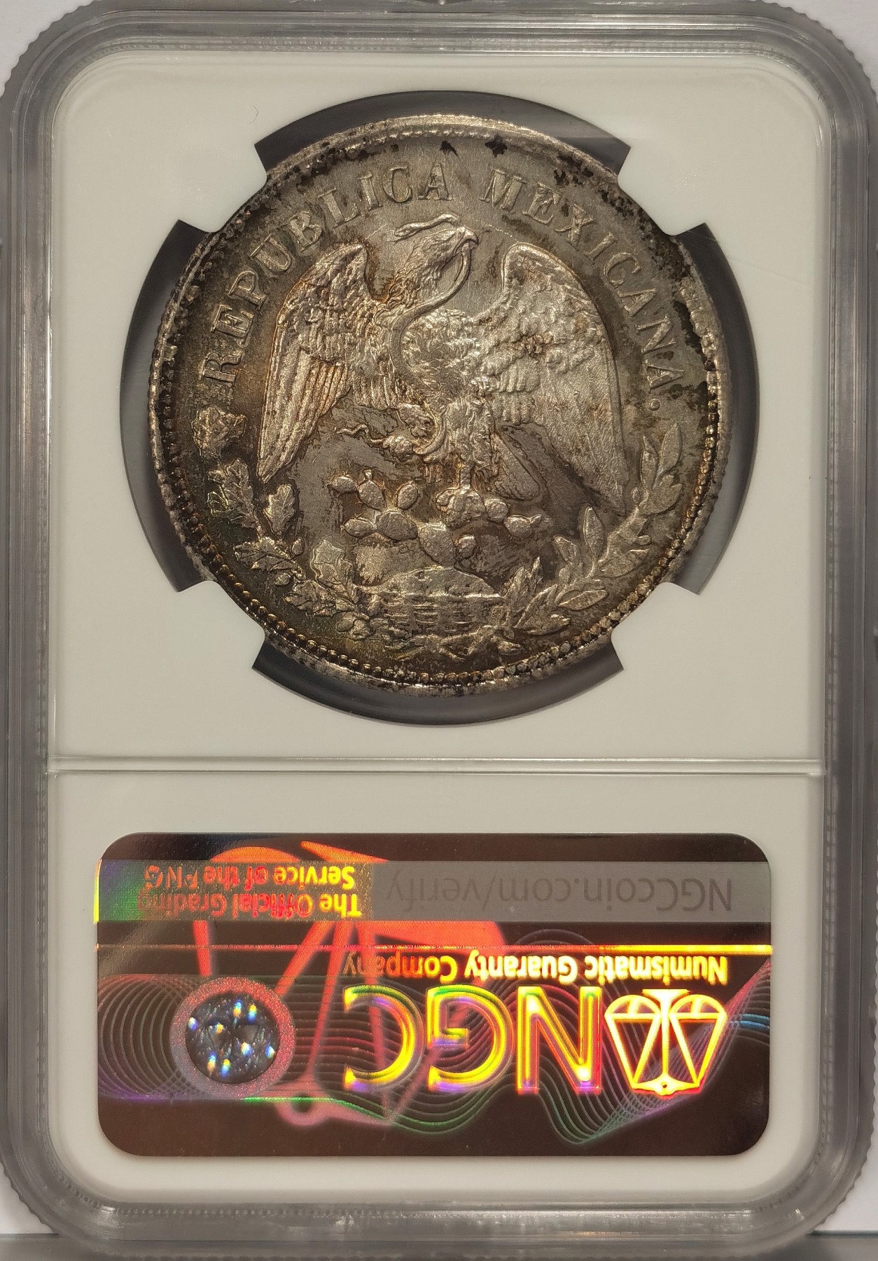 博洋堂世界钱币拍卖第036期（全场包邮） NGC MS62 墨西哥1904年ZS FZ版直边鹰洋