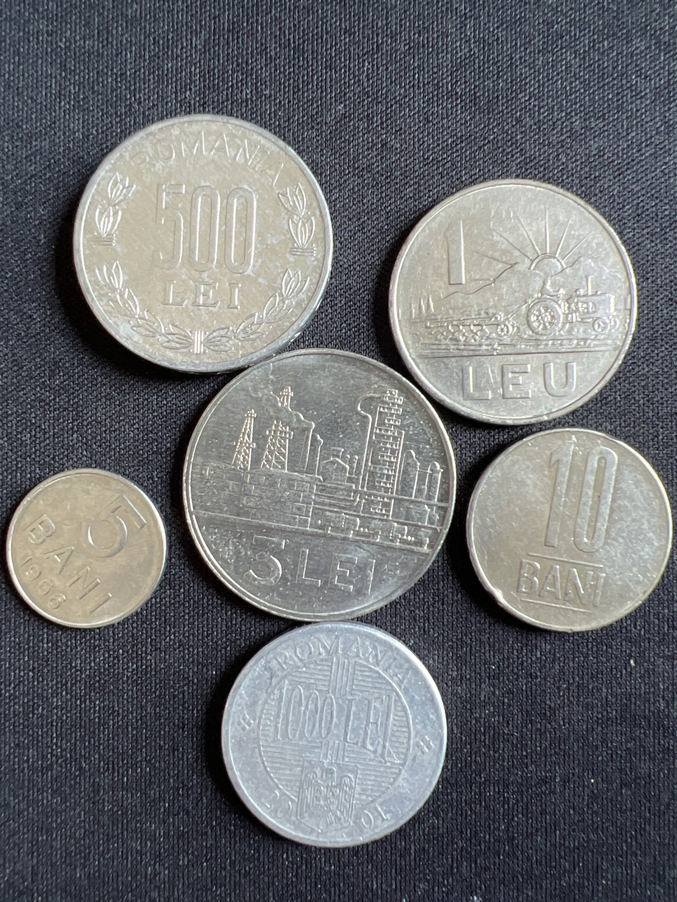 泡泡堂第367期  硬币专场 （无押金，捡漏，全场20包邮，偏远地区除外，接收代拍业务） 罗马尼亚一套六枚