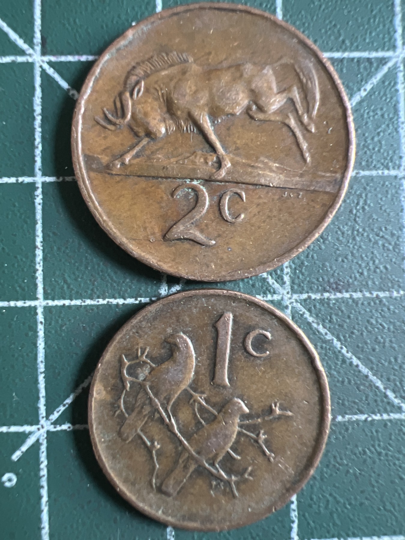 泡泡堂第370期  硬币专场 （无押金，捡漏，全场20包邮，偏远地区除外，接收代拍业务） 南非一对