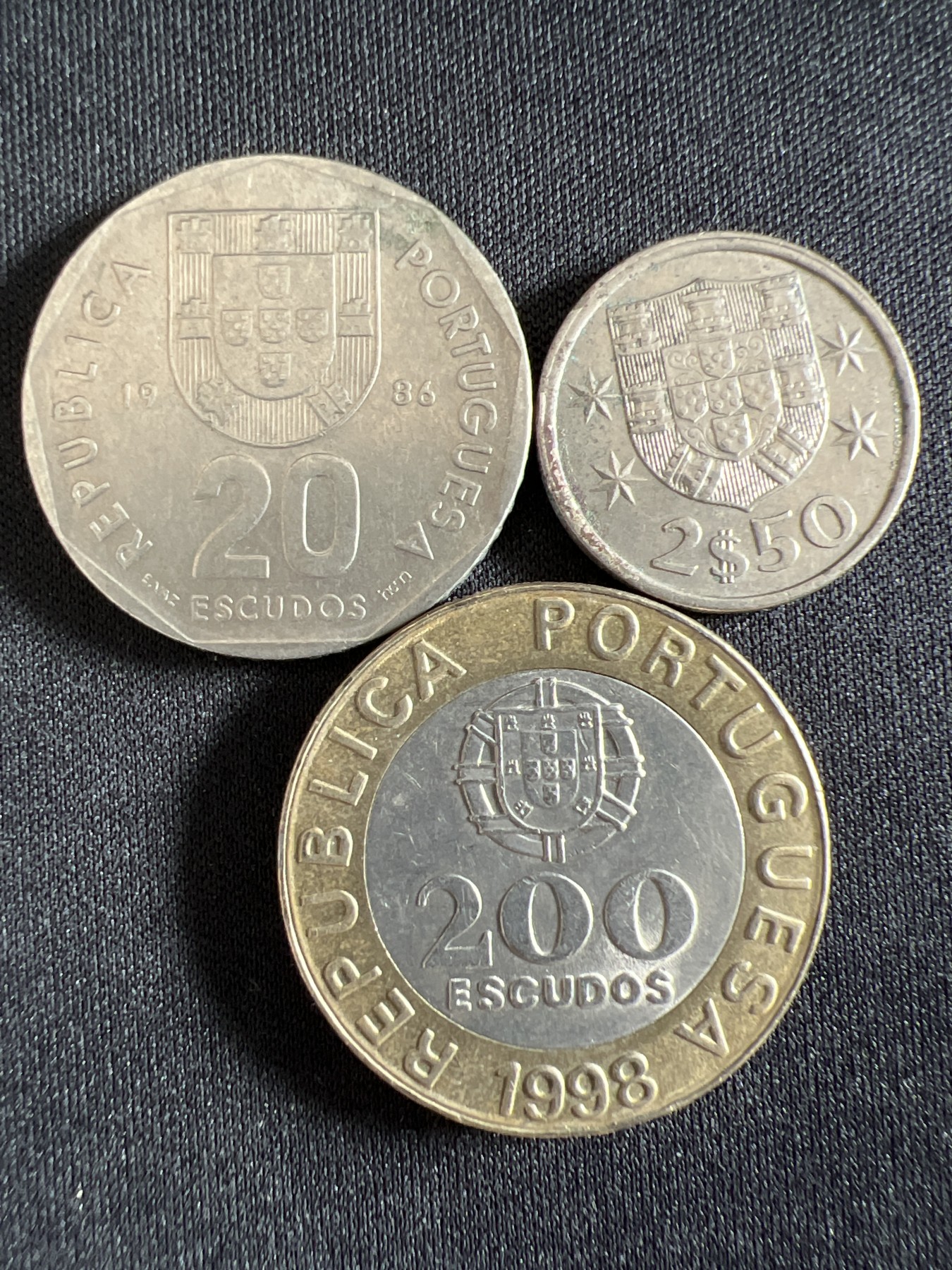 泡泡堂第368期  硬币专场 （无押金，捡漏，全场20包邮，偏远地区除外，接收代拍业务） 葡萄牙三枚