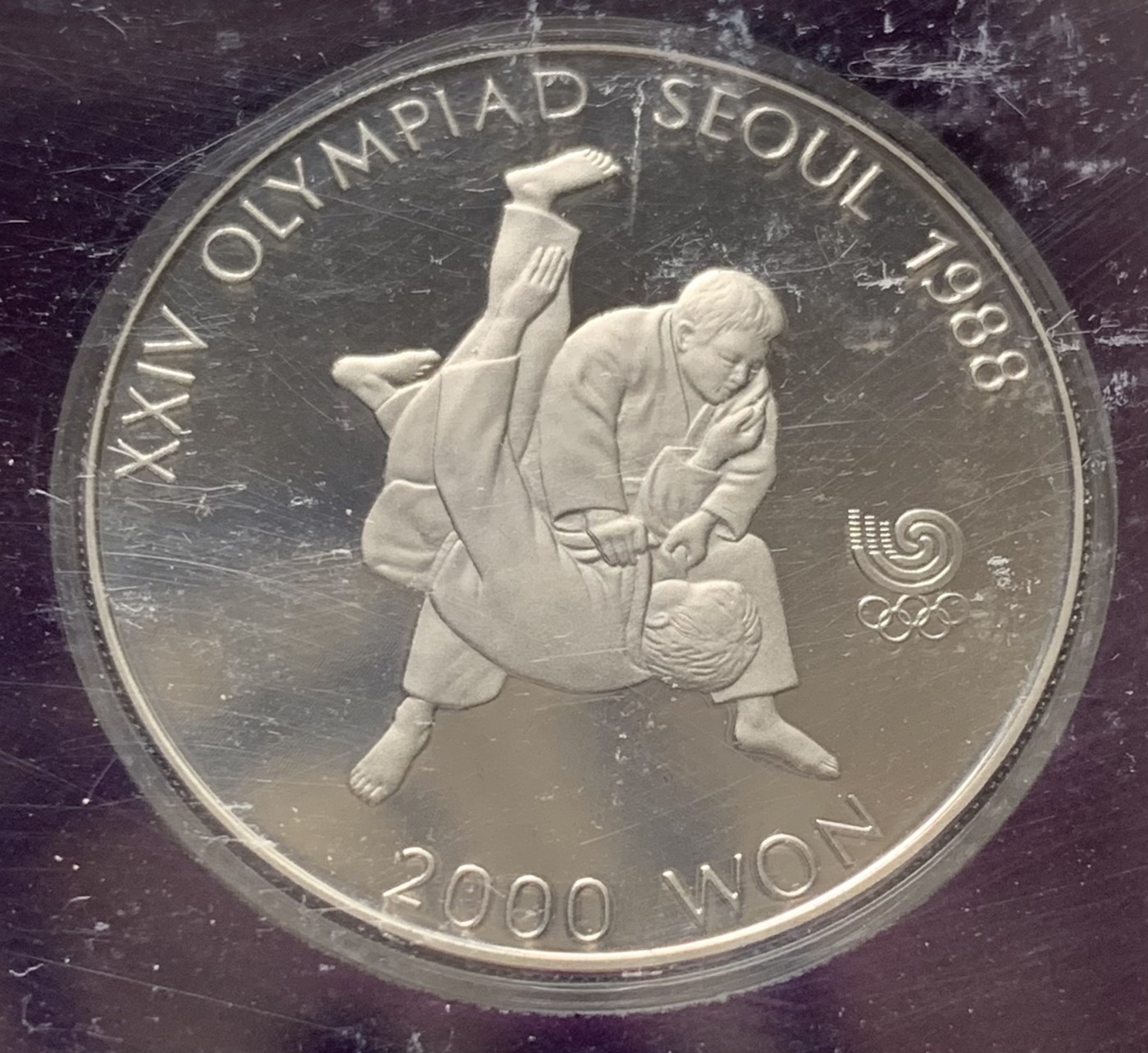 瓶子🏺第102期拍卖会  韩国奥运会精制纪念币  2枚套 原盒