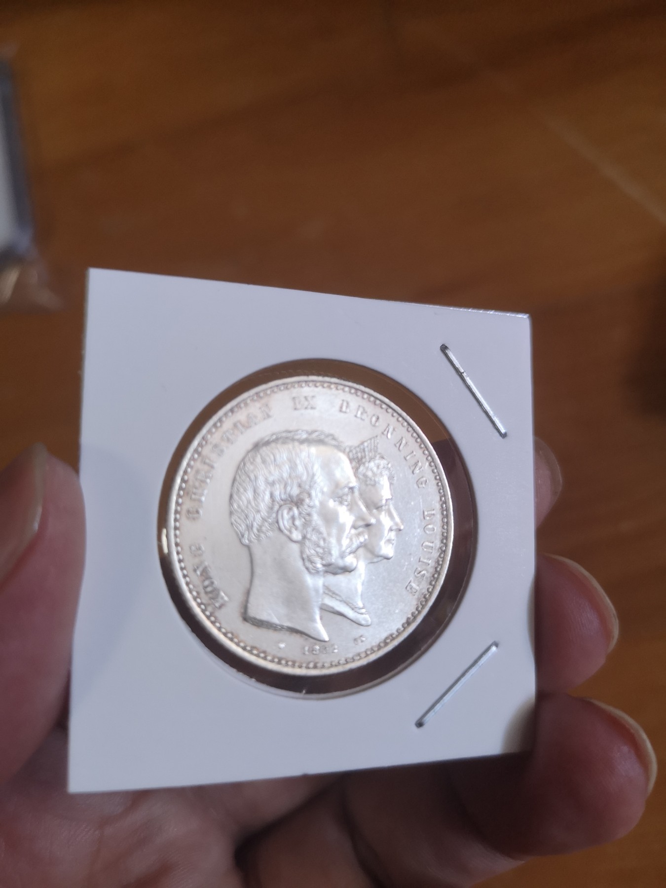 长老汇第25场老银币拍卖 1892丹麦克里斯蒂安九世金婚2克朗银币