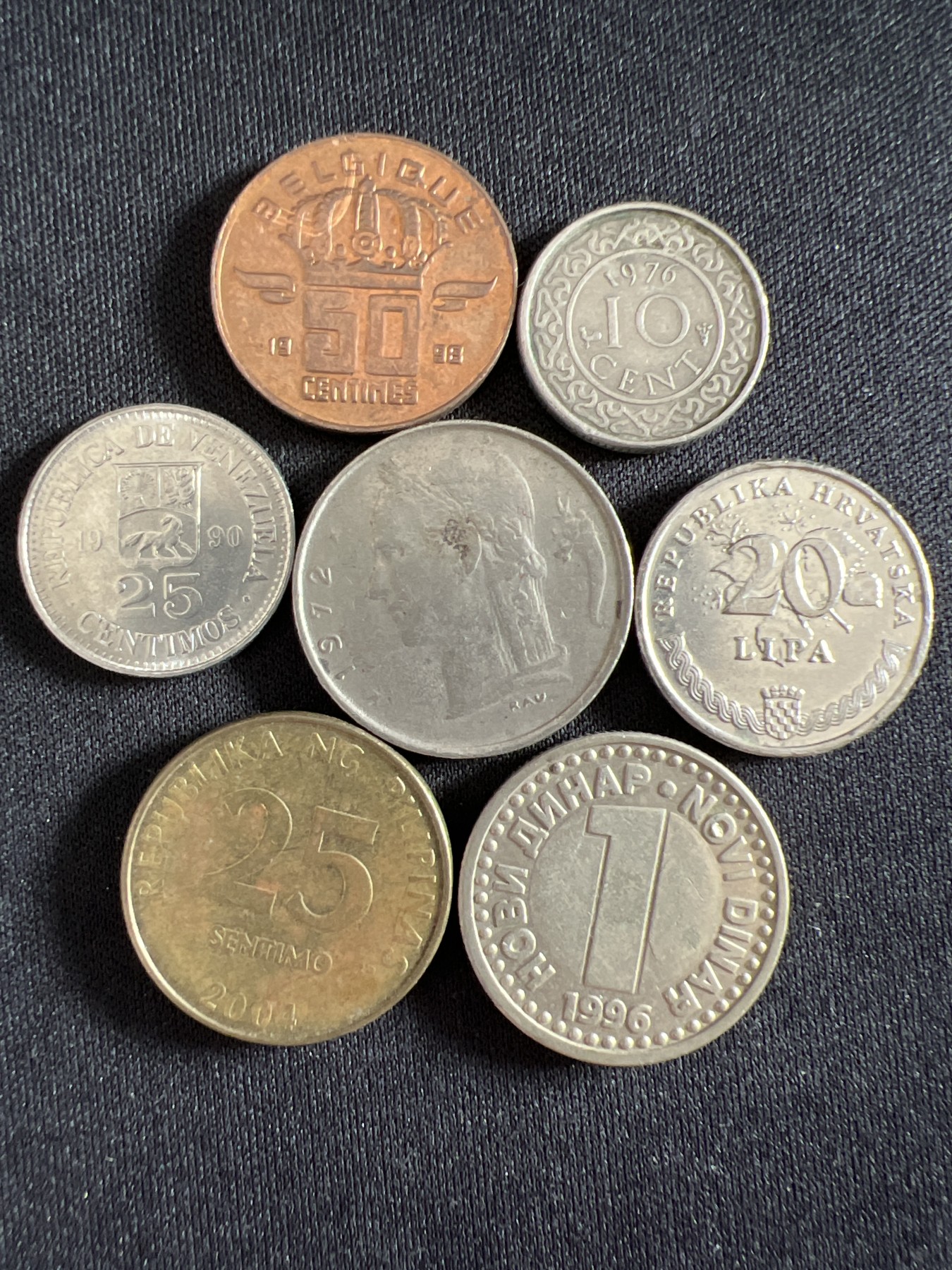 泡泡堂第368期  硬币专场 （无押金，捡漏，全场20包邮，偏远地区除外，接收代拍业务） 硬币七枚74