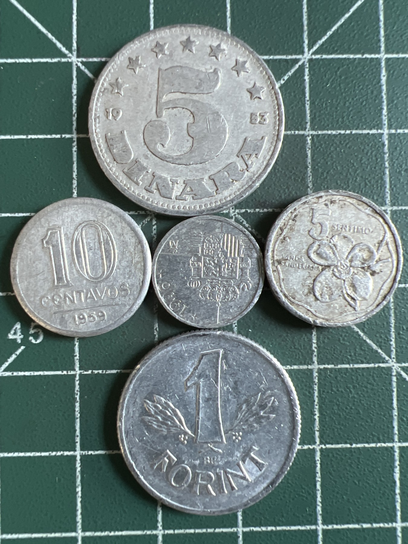 泡泡堂第370期  硬币专场 （无押金，捡漏，全场20包邮，偏远地区除外，接收代拍业务） 铝币五枚