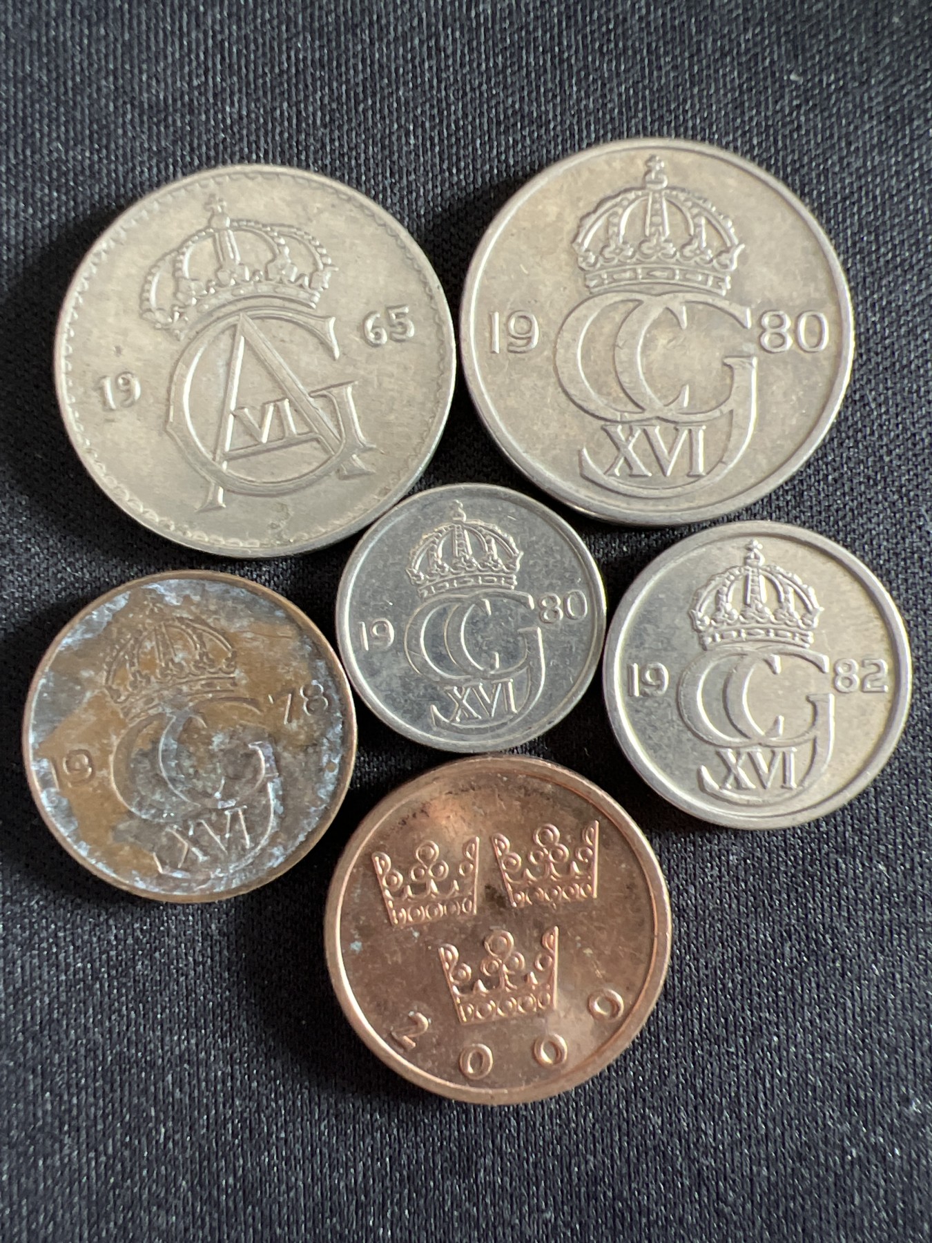 泡泡堂第368期  硬币专场 （无押金，捡漏，全场20包邮，偏远地区除外，接收代拍业务） 瑞典六枚