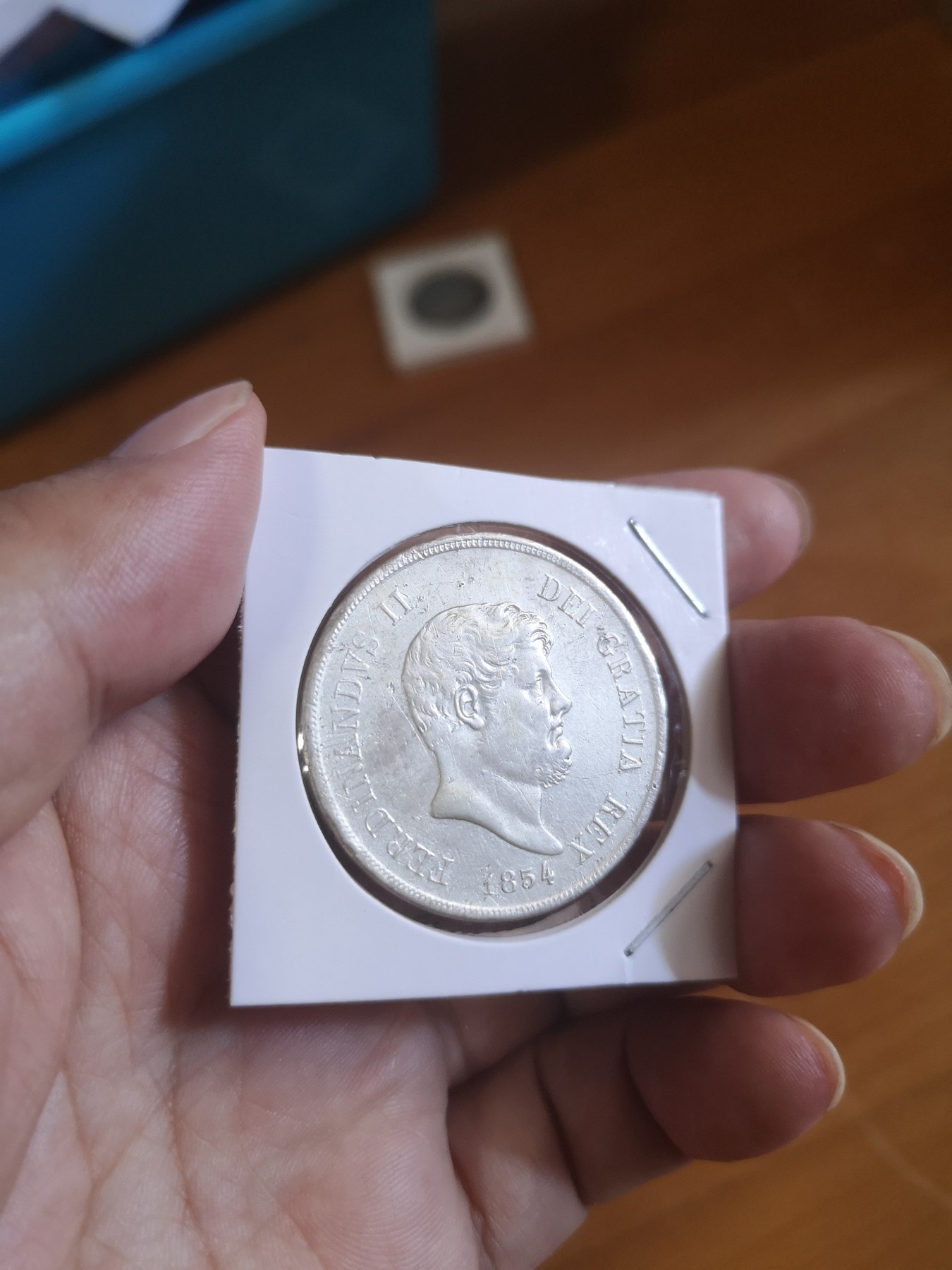 长老汇第25场老银币拍卖 1854意大利斐迪南二世120G银币