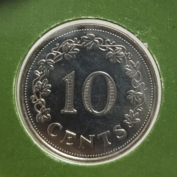8月5晚★机器委托10秒自动落锤★请提前出好价★满30快递包邮 1972年 欧洲 马耳他 大直径28MM  全新原光
