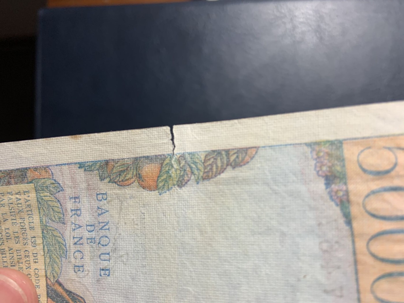 收藏联盟Quantum Auction 第277期拍卖  法国1951年5000法郎 品相如图 